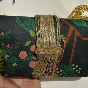 JUNGLE FRINGE CLUTCH.SIMITRI SHOP BAG -* BRAND NEW * NEVER USED